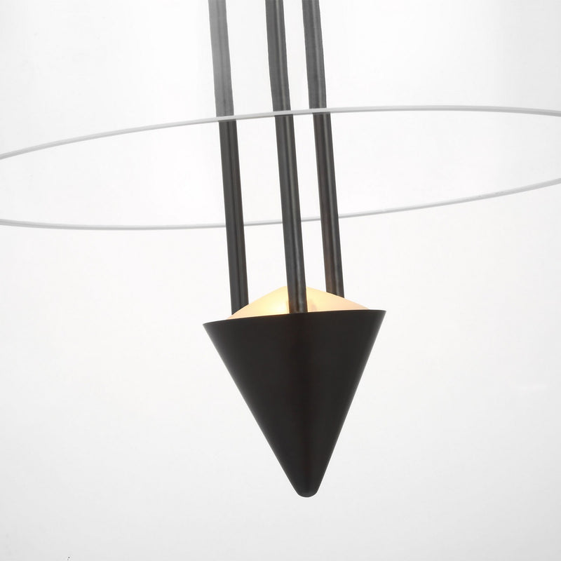 Visual Comfort Modern SLPD31527CBZ LED Pendant, Dark Bronze