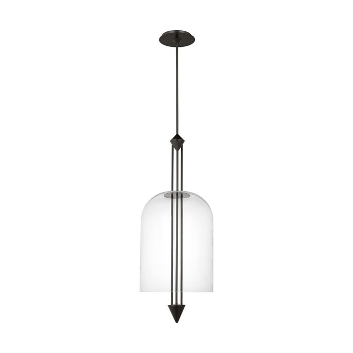 Visual Comfort Modern SLPD31727CBZ LED Pendant, Dark Bronze