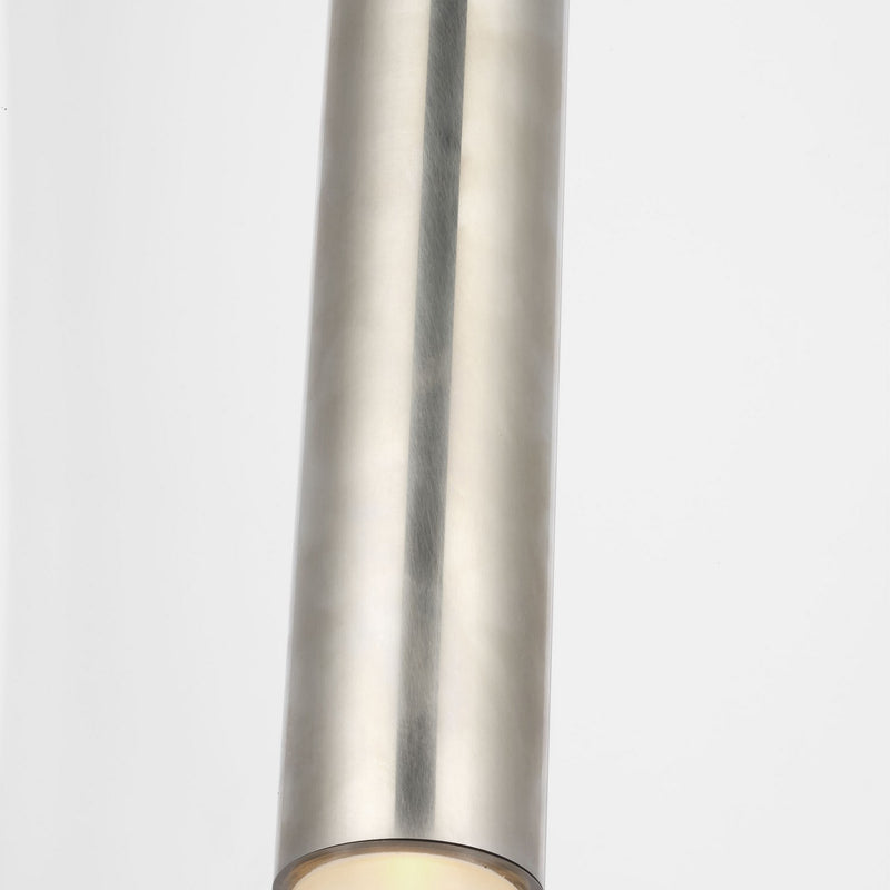 Visual Comfort Modern KWFM31827AN LED Flush Mount, Antique Nickel