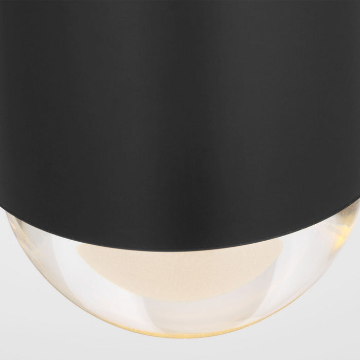Visual Comfort Modern KWFM31827BZ LED Flush Mount, Antique Nickel