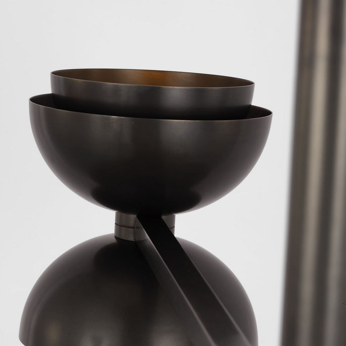 Visual Comfort Modern SLCH13727BZ LED Chandelier, Dark Bronze
