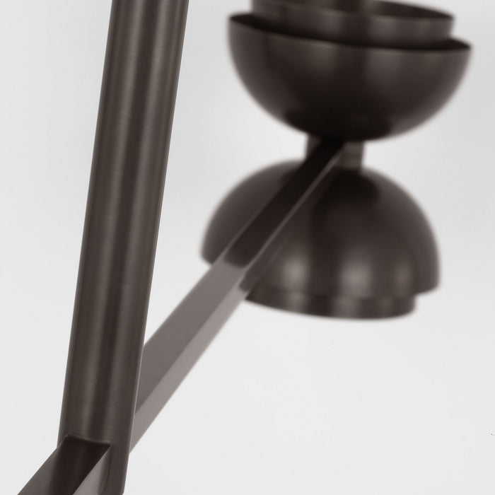 Visual Comfort Modern SLLS31927BZ LED Linear Chandelier, Dark Bronze