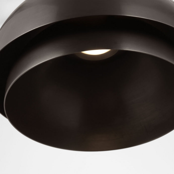 Visual Comfort Modern SLLS31927BZ LED Linear Chandelier, Dark Bronze