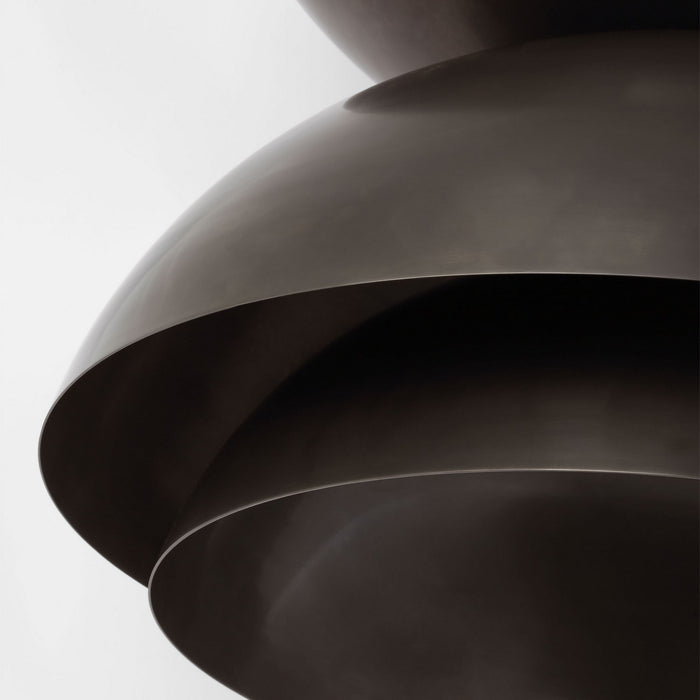 Visual Comfort Modern SLPD32027BZ LED Pendant, Dark Bronze