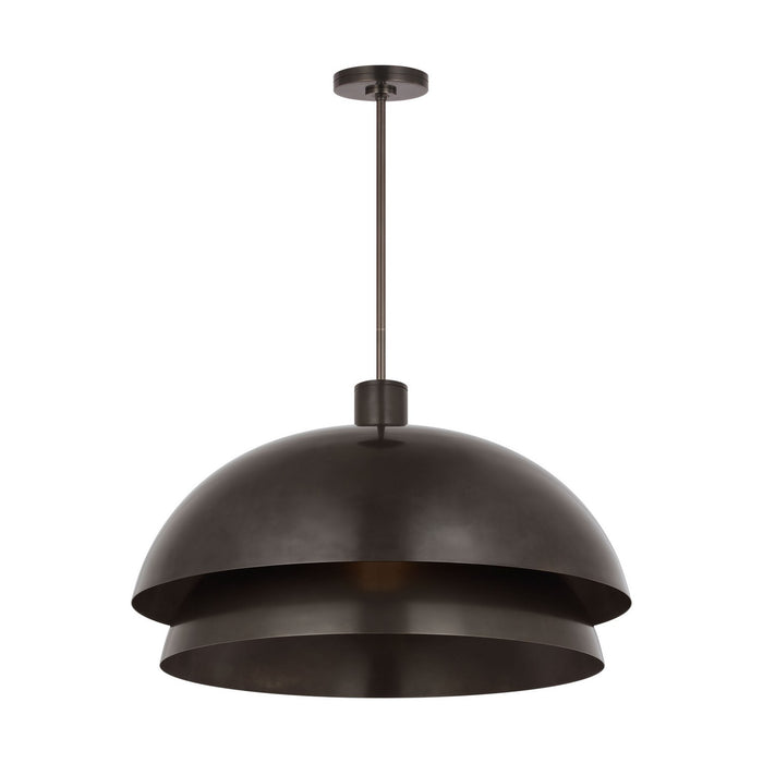 Visual Comfort Modern SLPD32127BZ LED Pendant, Dark Bronze