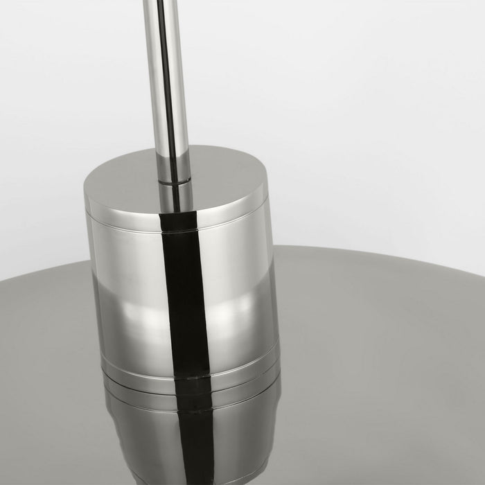 Visual Comfort Modern SLPD32127N LED Pendant, Polished Nickel