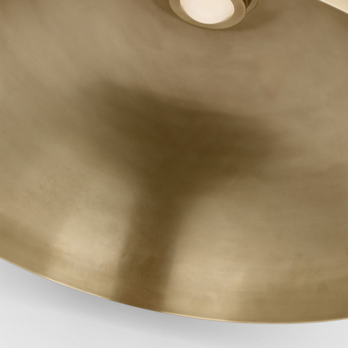 Visual Comfort Modern SLPD32127NB LED Pendant, Natural Brass