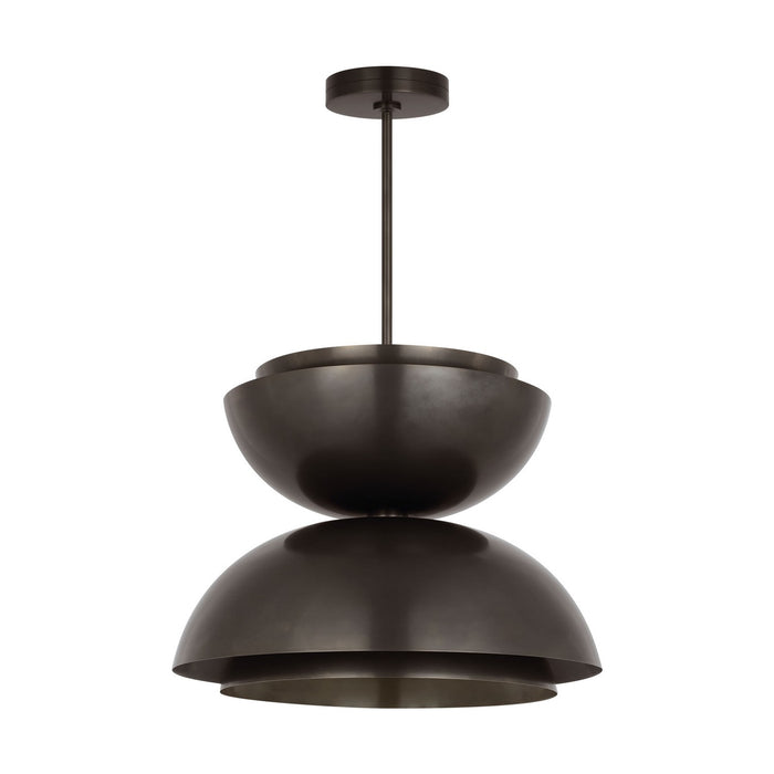 Visual Comfort Modern SLPD32227BZ LED Pendant, Dark Bronze