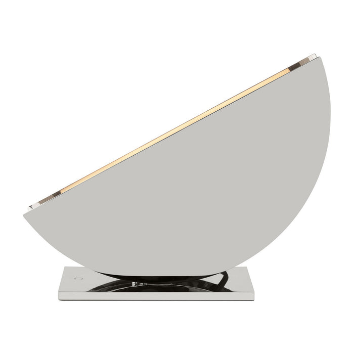 Visual Comfort Modern SLTB14227N LED Table Lamp, Polished Nickel