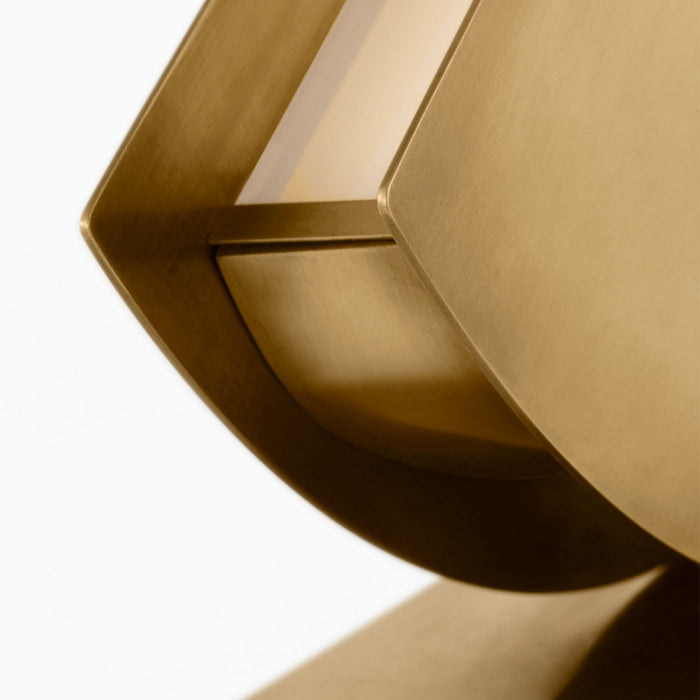 Visual Comfort Modern SLTB14227NB LED Table Lamp, Natural Brass