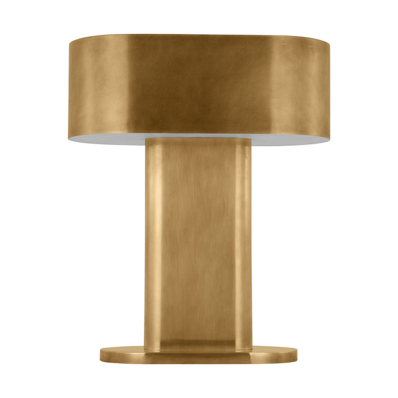 Visual Comfort Modern KWTB32627NB LED Table Lamp, Natural Brass