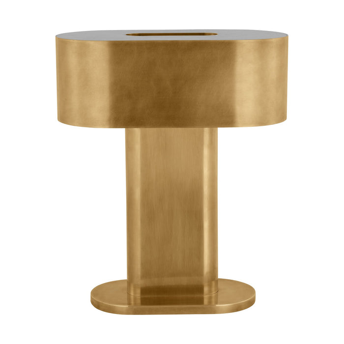 Visual Comfort Modern KWTB32627NB LED Table Lamp, Natural Brass