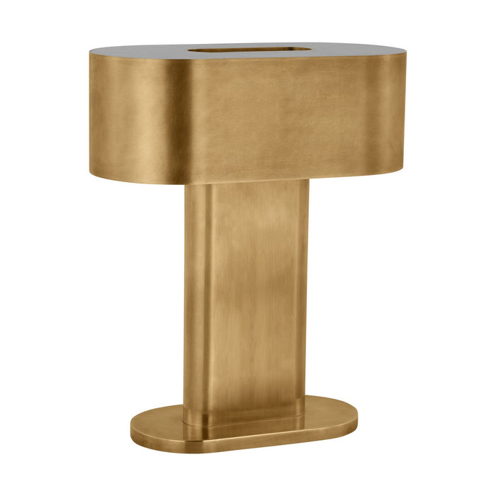 Visual Comfort Modern KWTB32627NB LED Table Lamp, Natural Brass