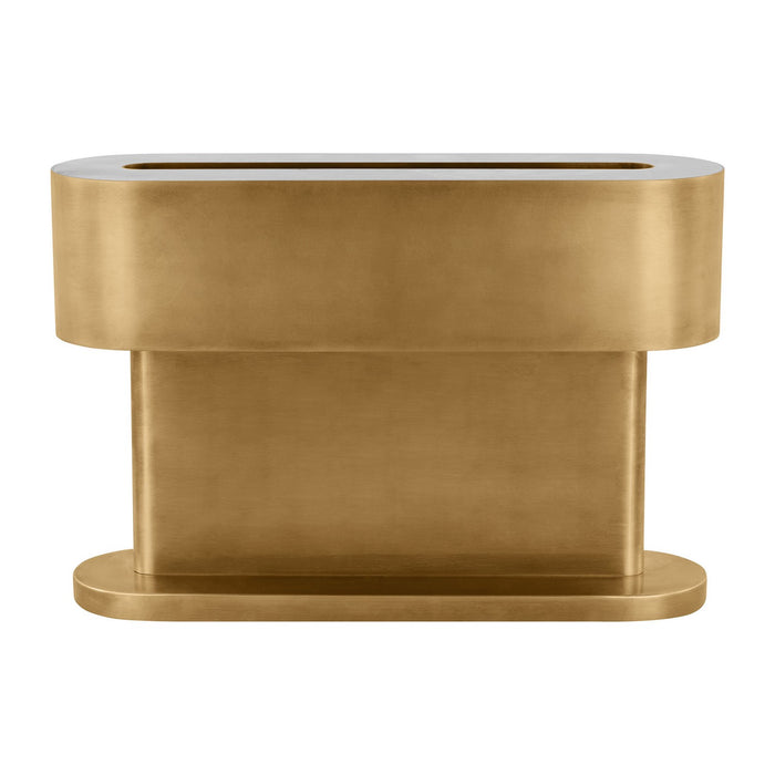 Visual Comfort Modern KWTB32727NB LED Table Lamp, Natural Brass
