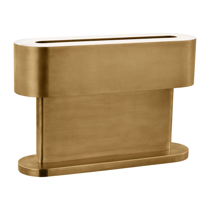 Visual Comfort Modern KWTB32727NB LED Table Lamp, Natural Brass