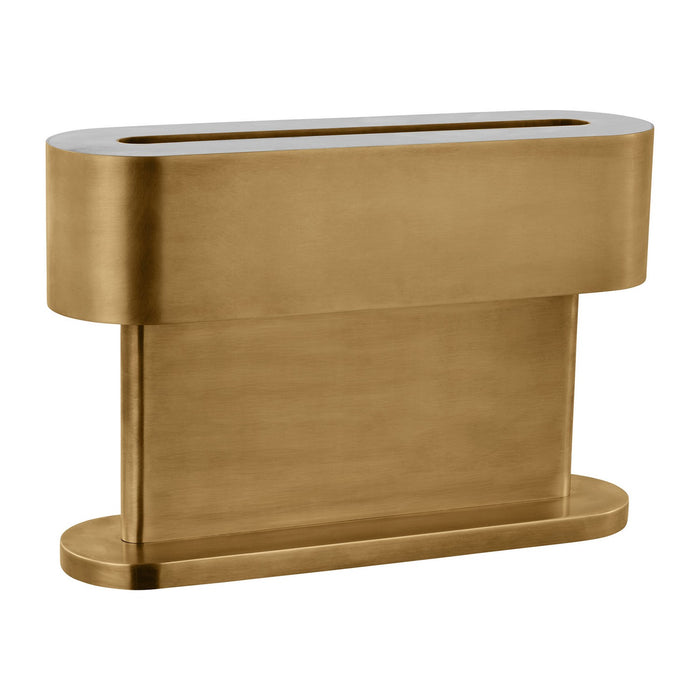 Visual Comfort Modern KWTB32727NB LED Table Lamp, Natural Brass