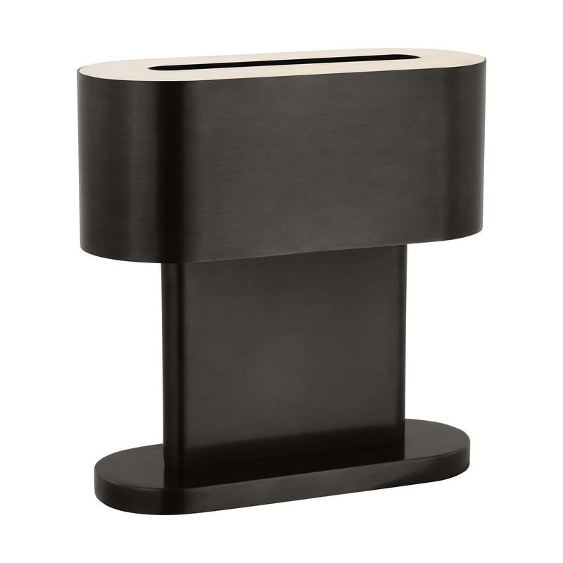 Visual Comfort Modern KWTB32827BZ LED Table Lamp, Dark Bronze