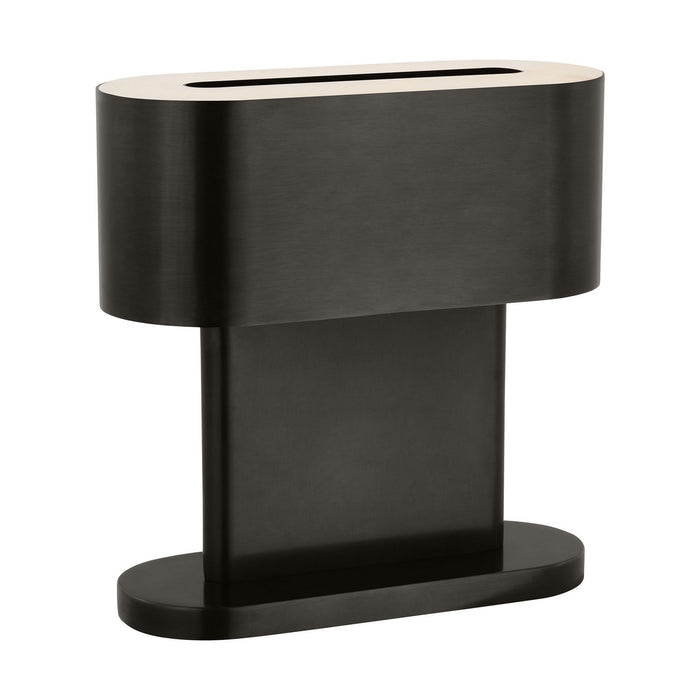 Visual Comfort Modern KWTB32827BZ LED Table Lamp, Dark Bronze
