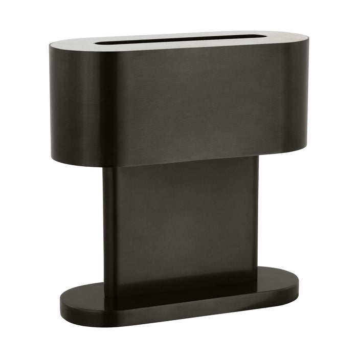 Visual Comfort Modern KWTB32827BZ LED Table Lamp, Dark Bronze