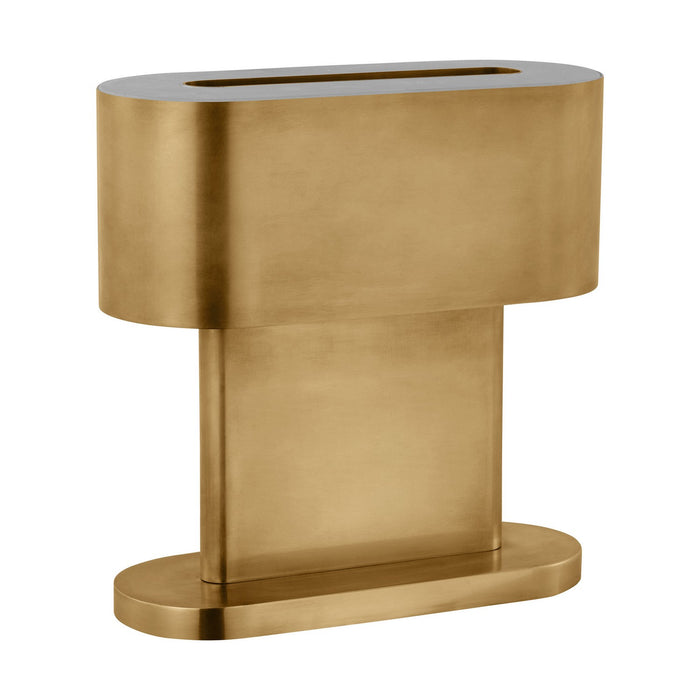 Visual Comfort Modern KWTB32827NB LED Table Lamp, Natural Brass