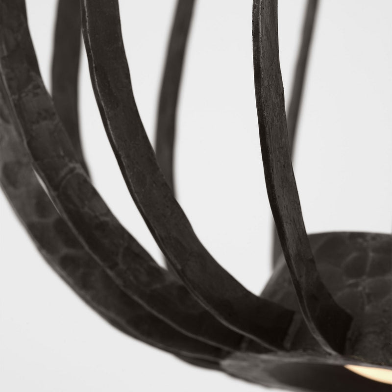 Visual Comfort Modern SLPD33227AI LED Pendant, Aged Iron