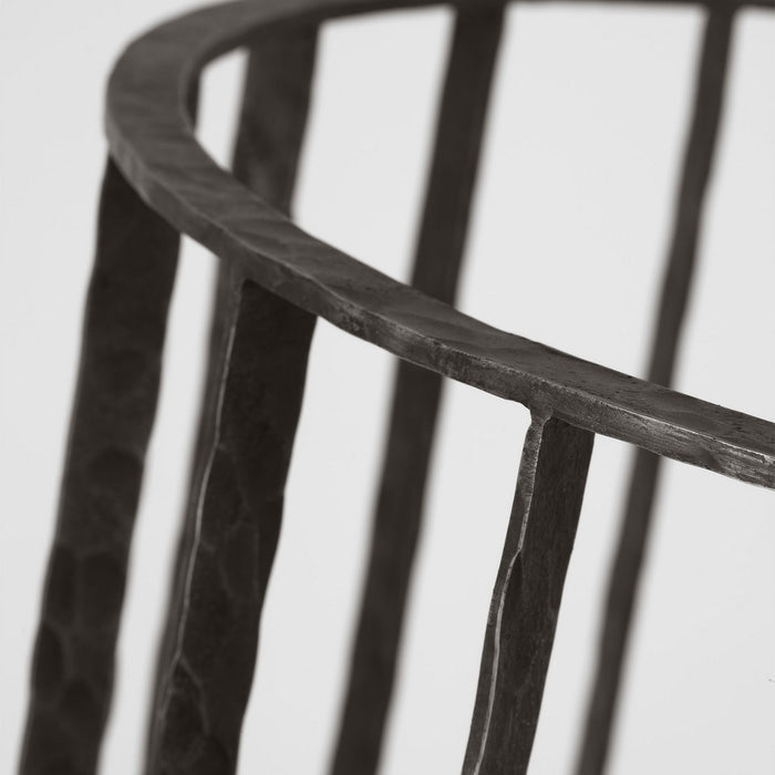 Visual Comfort Modern SLPD33227AI LED Pendant, Aged Iron