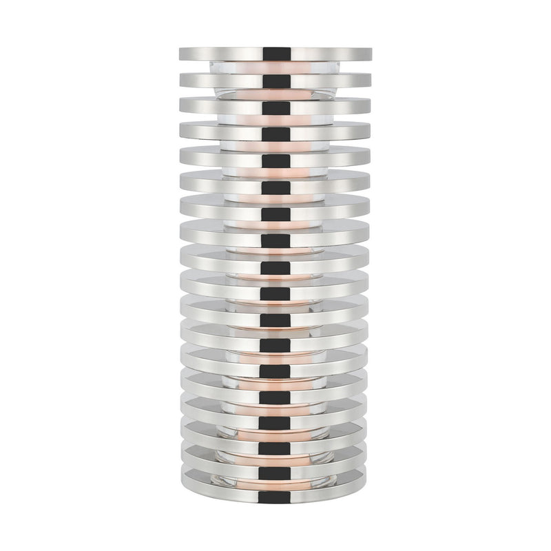Visual Comfort Modern SLTB32327N LED Table Lamp, Polished Nickel