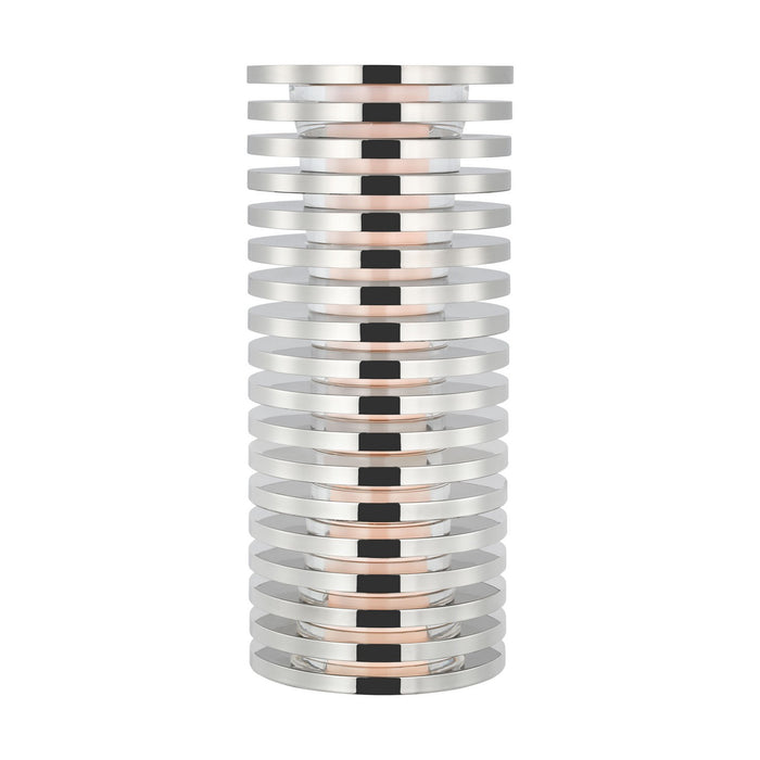 Visual Comfort Modern SLTB32327N LED Table Lamp, Polished Nickel