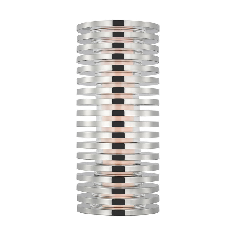 Visual Comfort Modern SLTB32327N LED Table Lamp, Polished Nickel