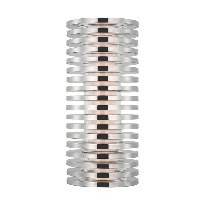 Visual Comfort Modern SLTB32327N LED Table Lamp, Polished Nickel