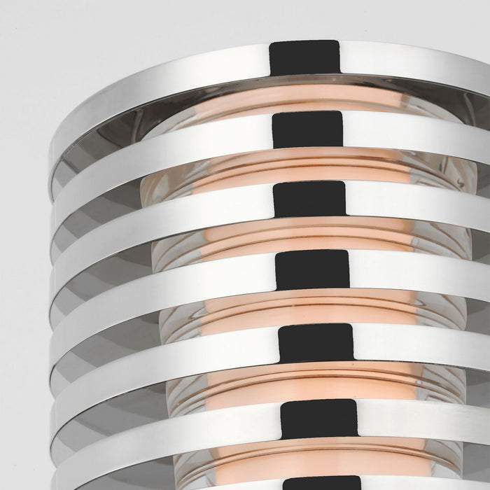 Visual Comfort Modern SLTB32327N LED Table Lamp, Polished Nickel