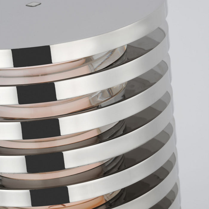 Visual Comfort Modern SLTB32327N LED Table Lamp, Polished Nickel