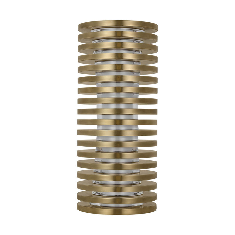 Visual Comfort Modern SLTB32327NB LED Table Lamp, Natural Brass