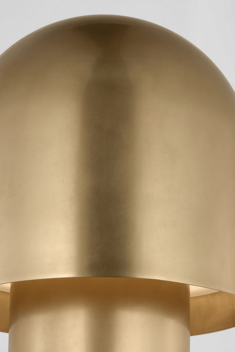 Visual Comfort Modern SLTB32427NB LED Table Lamp, Natural Brass