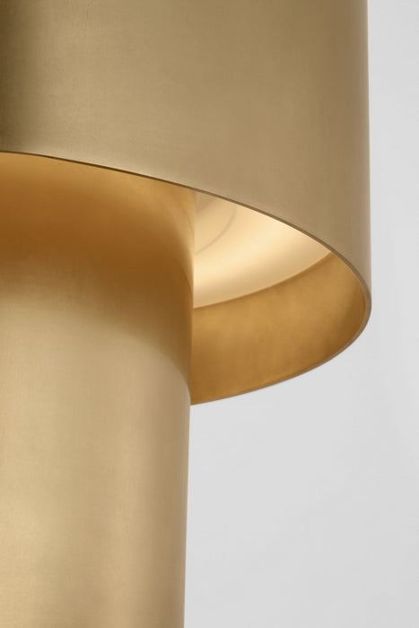 Visual Comfort Modern SLTB32427NB LED Table Lamp, Natural Brass