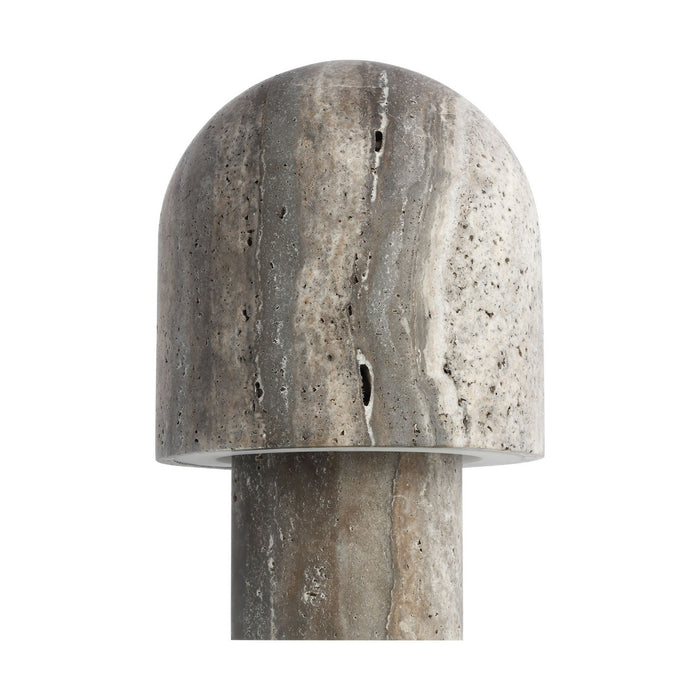 Visual Comfort Modern SLTB34227DT LED Table Lamp, Dark Travertine
