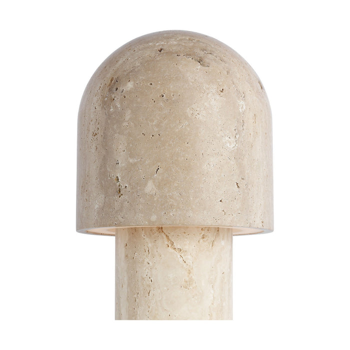 Visual Comfort Modern SLTB34227NT LED Table Lamp, Natural Travertine