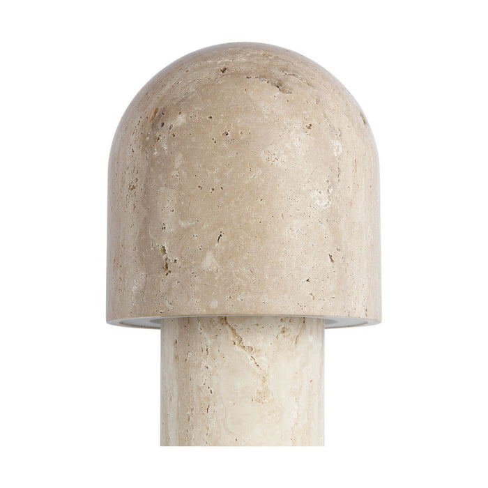 Visual Comfort Modern SLTB34227NT LED Table Lamp, Natural Travertine