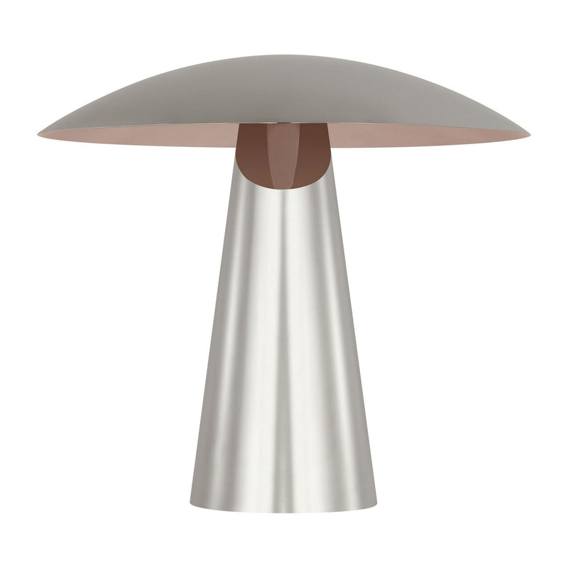 Visual Comfort Modern SLTB32527N LED Table Lamp, Polished Nickel