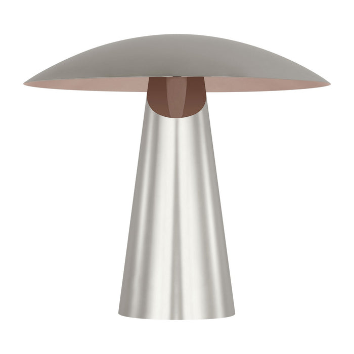 Visual Comfort Modern SLTB32527N LED Table Lamp, Polished Nickel