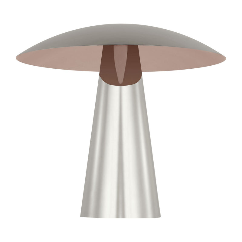 Visual Comfort Modern SLTB32527N LED Table Lamp, Polished Nickel