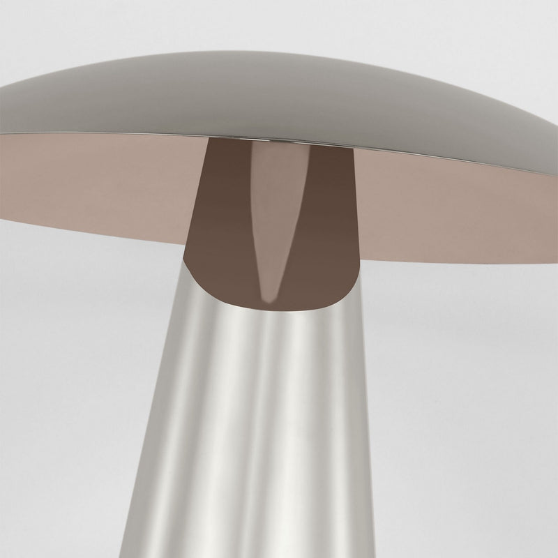 Visual Comfort Modern SLTB32527N LED Table Lamp, Polished Nickel