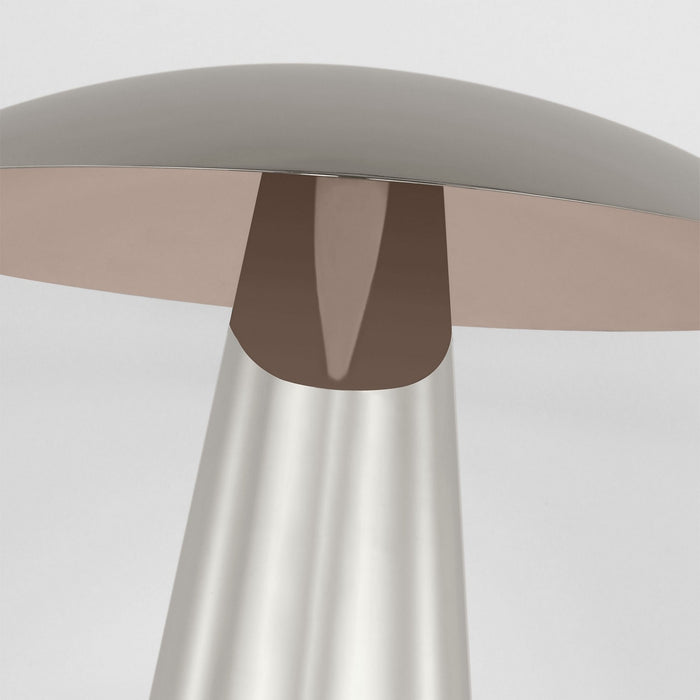 Visual Comfort Modern SLTB32527N LED Table Lamp, Polished Nickel