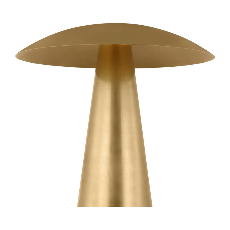 Visual Comfort Modern SLTB32527NB LED Table Lamp, Natural Brass