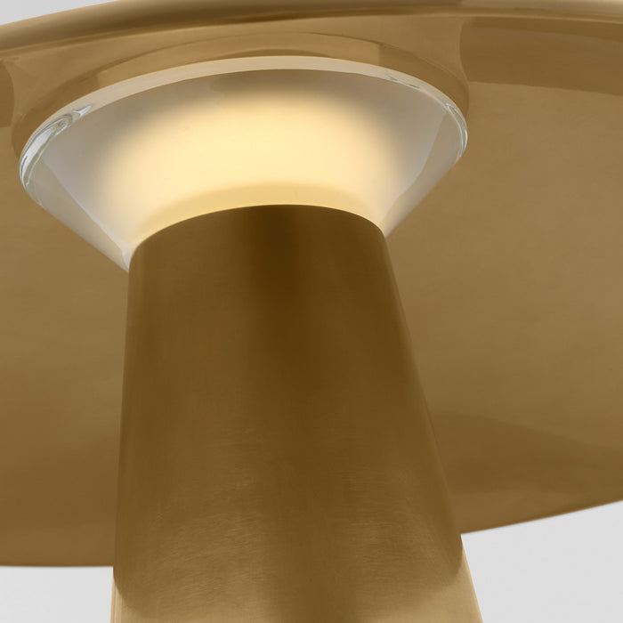 Visual Comfort Modern SLTB32527NB LED Table Lamp, Natural Brass