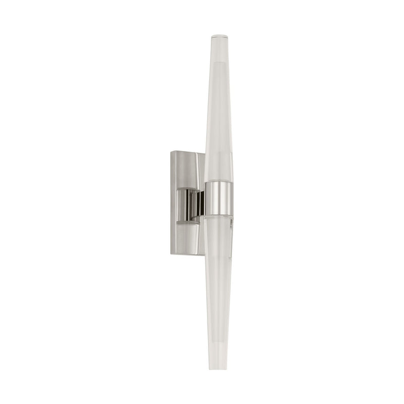 Visual Comfort Modern SLWS34427N LED Wall Sconce, Polished Nickel