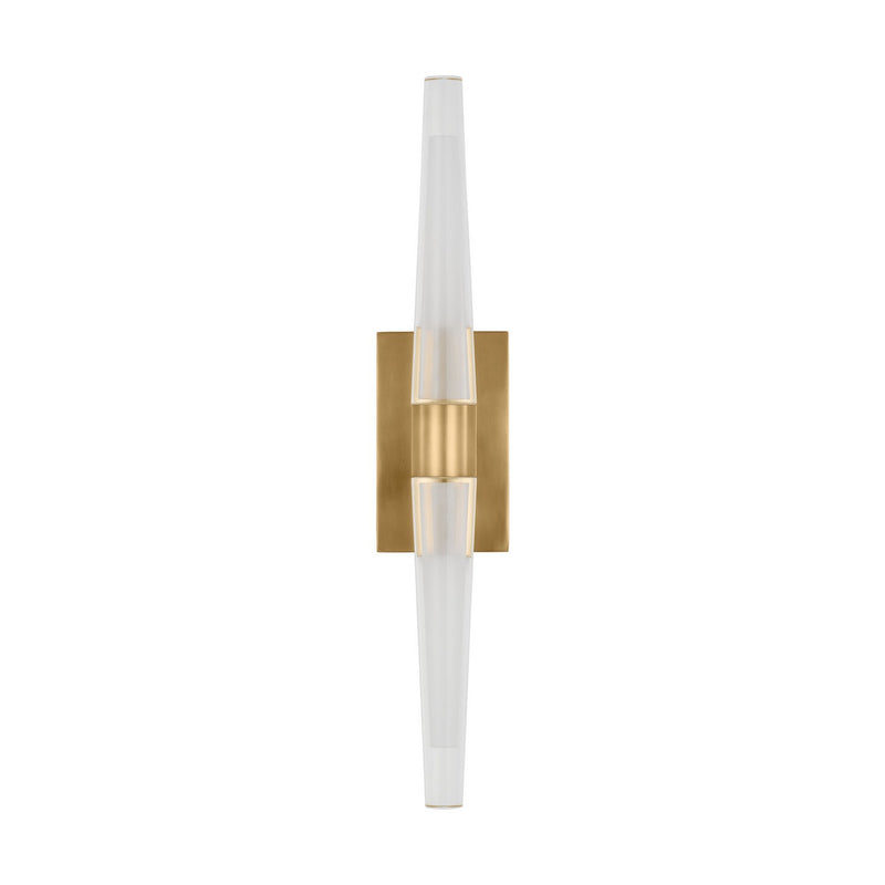 Visual Comfort Modern SLWS34427NB LED Wall Sconce, Natural Brass