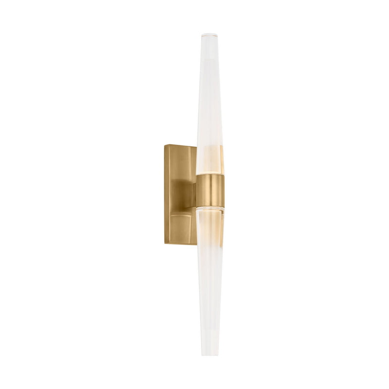Visual Comfort Modern SLWS34427NB LED Wall Sconce, Natural Brass