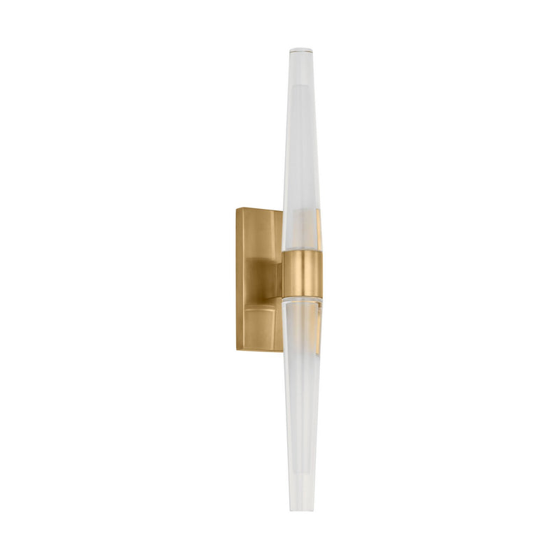 Visual Comfort Modern SLWS34427NB LED Wall Sconce, Natural Brass