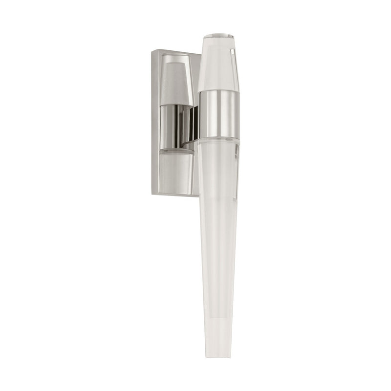 Visual Comfort Modern SLWS34527N-277 LED Wall Sconce, Polished Nickel